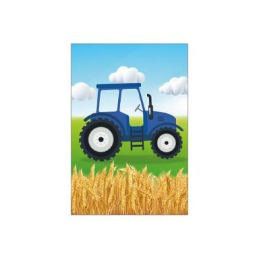 Imagem de Painel De Festa Vertical 1,50 x 2,20 - Fazenda Trator no Campo 010 - V