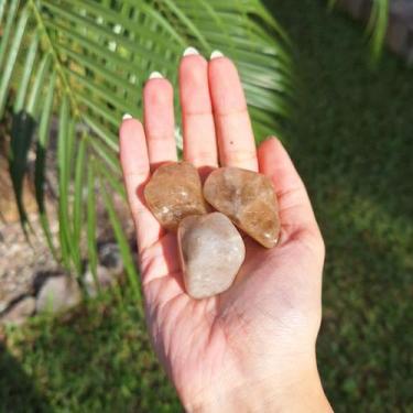 Imagem de Citrino Natural Pedra Natural Rolada - 1kg e 500g - Turismo em Ametist