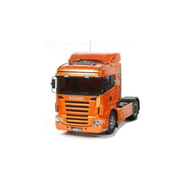 Imagem de Automodelo Caminhão Tamiya 1/14 Scania R470 Highline Laranja, Laranja