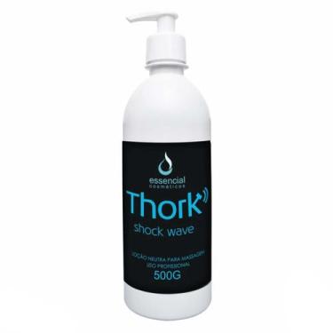 Imagem de Loção Neutra Thork Shock Wave 500g Essencial Cosméticos  Aplicação Ibr
