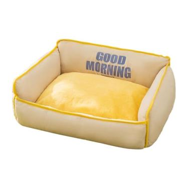 Imagem de Generic Cama de cachorro lavável cama de cachorro sofá cama animal de estimação dormir confortável almofada macia cama de gato sofá de cachorro para cães, M