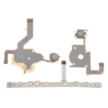 Imagem de Be In Your Mind 1 conjunto de cabo flexível com volume da tecla esquerda botões do teclado direito controladores conector fita peça de substituição compatível com Sony PSP 2000