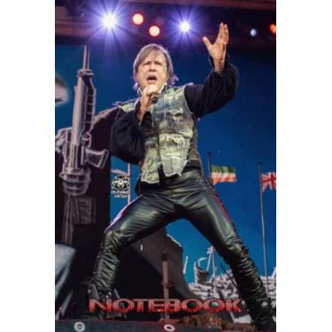 Imagem de Notebook : Bruce Dickinson Lined Notebook 100 Pages, 6x9inch - Great for School Home or Work #34