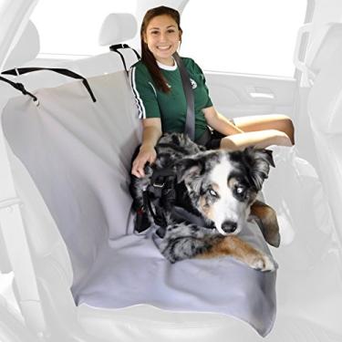 Imagem de Bergan Capa de banco traseiro universal automotivo, cinza