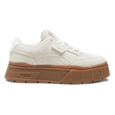 Imagem de PUMA Tênis feminino Mayze Stack Soft Winter Platform Casual - Branco, Branco, 38