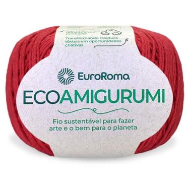 Imagem de Fio Ecoamigurumi Euroroma 254m Linha Amigurumi Várias Cores, 1000 - Ve