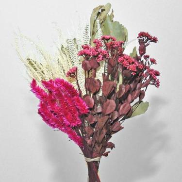 Imagem de Buquê de flores desidratadas flores rabo de gato rosa - Beauté
