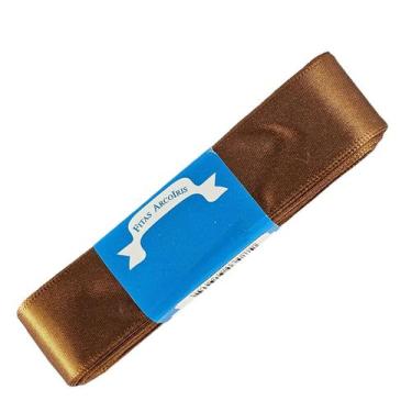 Imagem de Fita de Cetim Trader 22mm N5 com 10 Metros, COR 159 MARROM CLARO, 10 M