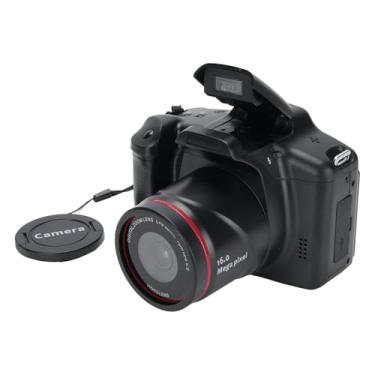 Imagem de Câmera Digital 1080p, Câmera Digital de Telefoto de Zoom Digital 16MP 16M para Fotografia, Câmera Anti Shake Vlogging Com Flash, Tela de 2,4 Polegadas