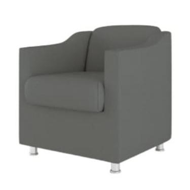 Imagem de Poltrona decorativa Tilla  cor cinza - almeidamluz