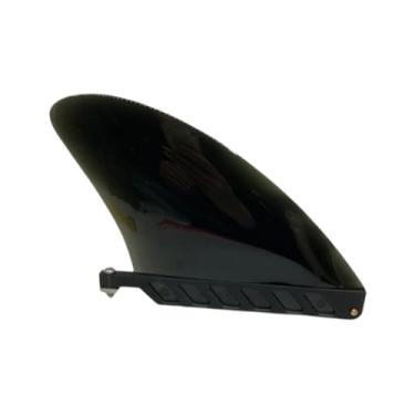 Imagem de oshhni Surfboard Fin Surfing Fin rastreamento rastreado Tail Universal Surf Board Acessório Removível Longboard Center Fin Paddleboard Fin, Preto