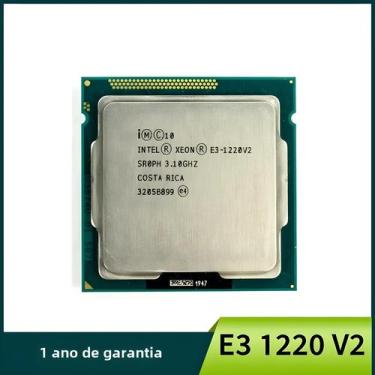 Imagem de Processador Intel Xeon E3 1220 V2 - 3.1GHz, 8MB Cache, 4 Core, LGA 115