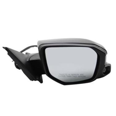 Imagem de Jecoupoon Compatível com montagem de espelho retrovisor Civic 2016-2019 com câmera branco/preto 11 fios HO1327107 76201-TBA-A11ZF (preto)