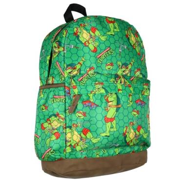 Imagem de Mochila TMNT Nickelodeon Teenage Mutant Ninja Turtles Mayhem Character Kids School Bookbag, Vermelho, One Size