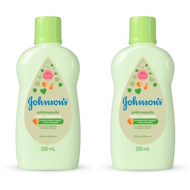 Imagem de Kit 2x Repelente de Insetos Johnson's Baby Loção Antimosquito Contra Dengue 200ml