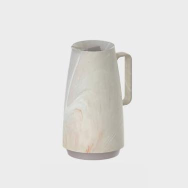 Imagem de Garrafa Bule Térmico com Ampola de Vidro 500mL Marmorizado Creme - Tramontina