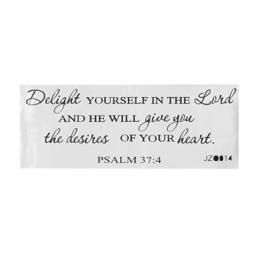 Imagem de Adesivo citação lema adesivo de parede auto adesivo Removível Material PVC Decoração de cores de cor para quarto para quarto 56x20cm