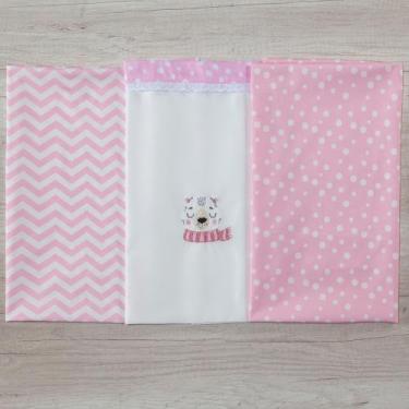 Imagem de Kit Para Bebe Cueiro 3 Peças Varias Estampas - Miguel Baby, Friend flo
