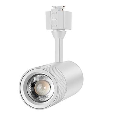 Imagem de FLSNT Cabeças De Iluminação De Trilho Led Reguláveis De 1200Lm Para Juno Track, Equivalente A 100W, Refletor Led Ajustável De 15°/24°/38°/60°, 15W, Cri90+, Branco Suave De 3000K, Branco