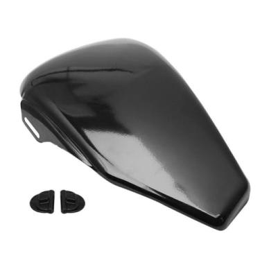 Imagem de Royal Sun Capa de bateria preta brilhante do lado esquerdo protetor de carenagem compatível com Harley-Davidson 2004-2013 Sportster XL1200 883 Número de peça de substituição 66261-04