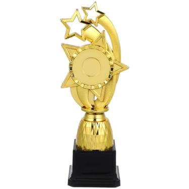 Imagem de Troféu de prêmio de estrelas de 25,4 cm para crianças, troféu de prêmio de de plástico troféu de 1º lugar para torneios esportivos, cerimônia de premiação, celebração de festa, recompensa, prêmio vencedor