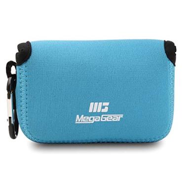Imagem de MegaGear Capa de câmera de neoprene ultraleve compatível com Sony Cyber-Shot DSC-HX95, DSC-HX99, DSC-HX80, DSC-HX90V, Azul