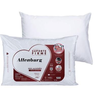 Imagem de Travesseiro Suporte Firme Altenburg 50X70 Para Dormir de Lado 180 Fios
