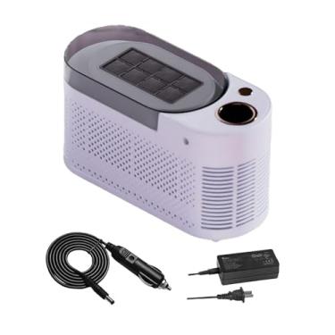 Imagem de ＫＬＫＣＭＳ Máquina de gelo de Máquina de gelo compacta, prática, leve, mini portátil para camping, cozinha, escritório, bar, viagem, com Cabo de Alimentação