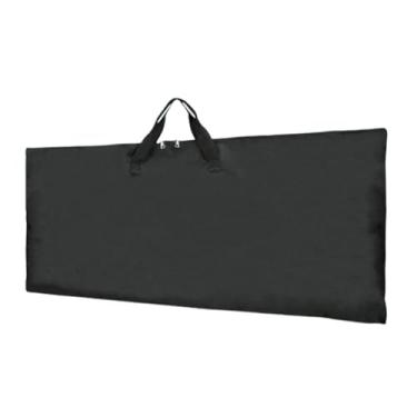 Imagem de YIJU Bolsa com estrutura em formato de x para piano eletrônico, bolsa portátil profissional com suporte para piano eletrônico para prática de exercícios