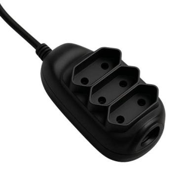 Imagem de Extensão Elgin Multipla com 3 tomadas - 10 Metros - 10A - Padrão 2 pin