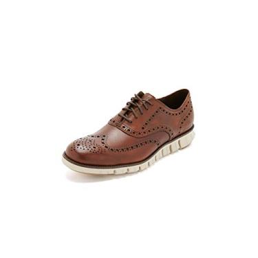 Imagem de Oxford masculino Cole Haan Zerogrand Wing, British Tan, 11.5