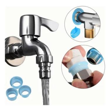 Imagem de Kit 50 Peças Vedação Vedante De Silicone Vazamento Torneira - NoBrand
