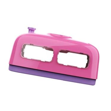 Imagem de Fenteer Incubadora de ovos 8 incubadora, incubadora de ovos leve e resistente, giro manual de ovos para pato, pombo, ganso, codorna, pássaros, Rosa