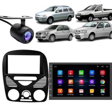 Imagem de Central Multimidia Android Auto Strada G3 Moldura + Câm Preto - First 