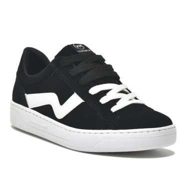 Imagem de Tênis Casual Via Marte 020-004-01 Feminino - Preto/Branco