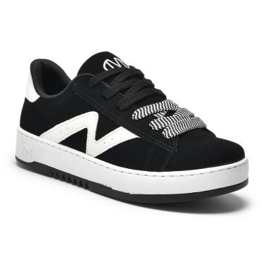 Imagem de Tênis Via Marte 069-007-01 Feminino - Preto/Branco