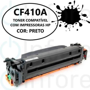 Imagem de Toner 410a Cf410a Cf410 Black Compatível M452dw M452dn M452nw M477fdw 