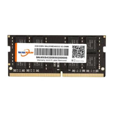 Imagem de Memória para Notebook Walram 8GB DDR4 3200MHz, Preto