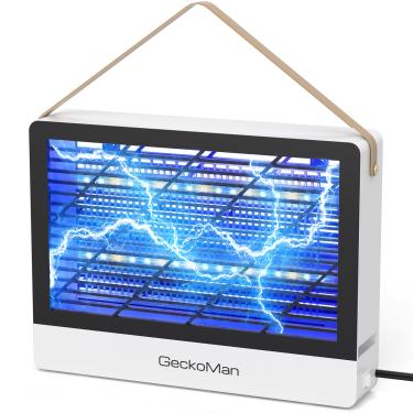 Imagem de GeckoMan Híbrido Spectrum LED Bug Zapper Interior Armadilha para moscas de frutas dentro de casa Zapper Mosquito Zappers Electric Killer Catcher