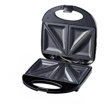 Imagem de Sanduicheira Chapa Misto Quente Pão 110v Grill 750w Premium 3 em 1 Máquina do bolo