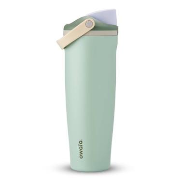 Imagem de Owala FreeSip Sway - Aço inoxidável - 1,134 g - Verde (Eucalipto)