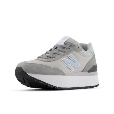 Imagem de New Balance Tênis feminino 515h V1, Cinza ardósia/azul claro, 39