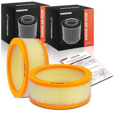 Imagem de A-Premium Substituição do filtro de ar do motor para Chevrolet C10 C30 Panel 1962 Dodge 330 1963-1964 Fargo A108 Plymouth Barracuda, 2,8L 3,7L L6 GAS OHV naturalmente aspirado, um conjunto de 2