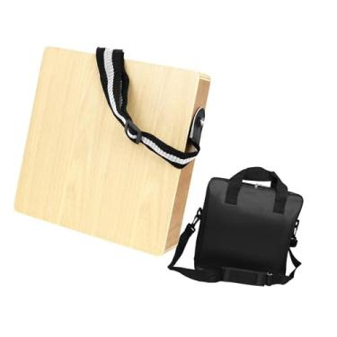 Imagem de Dynwave Caixa de Percussão de Madeira, Instrumento de Percussão de Madeira com Bolsa de Armazenamento com
