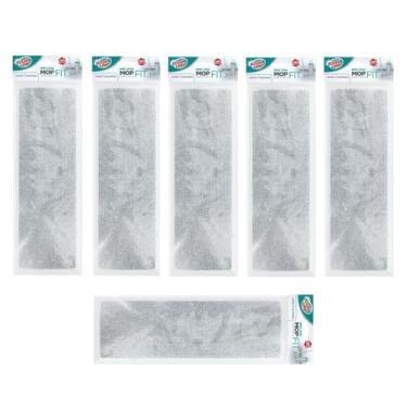 Imagem de Kit 6 Refil Microfibra para MOP Lava e Seca FIT Flash Limp RMOP6088
