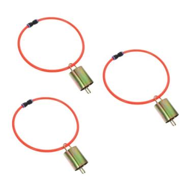 Imagem de IEUDNS 3x Coleiras para Cabras com Sino Coleiras para Animais de Pasto Pesados para Pastagem de Gado Acessórios para Vacas de Estimação Cabras Ativas, L