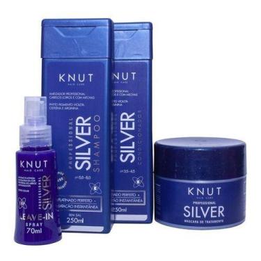 Imagem de Silver Knut Kit Tratamento Para Cabelos Loiros E Com Mechas