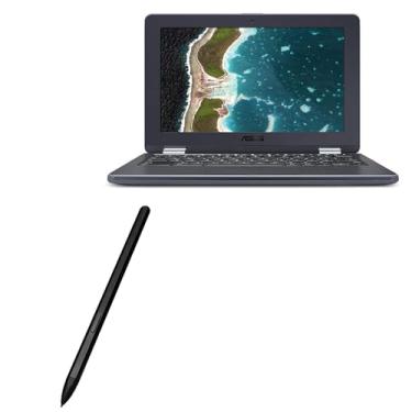 Imagem de BoxWave Caneta Stylus compatível com ASUS Chromebook Flip C214MA (29.5 cm) - ActiveJot EMR Stylus, Active Electronic EMR Palm Rejection 4.096 níveis - Preto