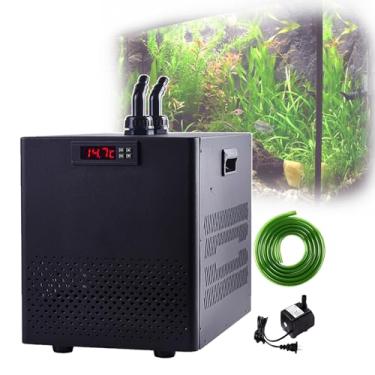 Imagem de CHONGHAN Resfriador De áGua Para AquáRios De 1/10 Hp, 1/3 Hp E 1/2 Hp, Resfriador Para Banho De Gelo E Mergulhos Frios, Sistemas De Compressores Resfriam Rapidamente,Para Hidroponia, Recifes De Corais
