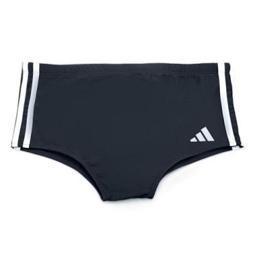 Imagem de Sunga Adidas 3 Listras, GG, Chumbo